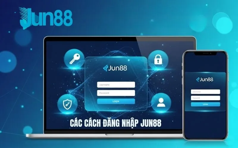 Các cách đăng nhập Jun88
